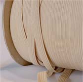 Gumiszalag 7mm - LATIN TAN.